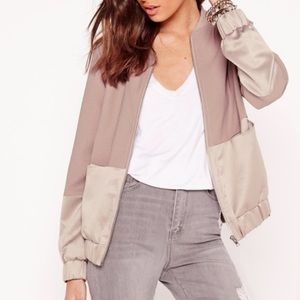 Missguided X Nordstrom Zip Up Bomber Jacket